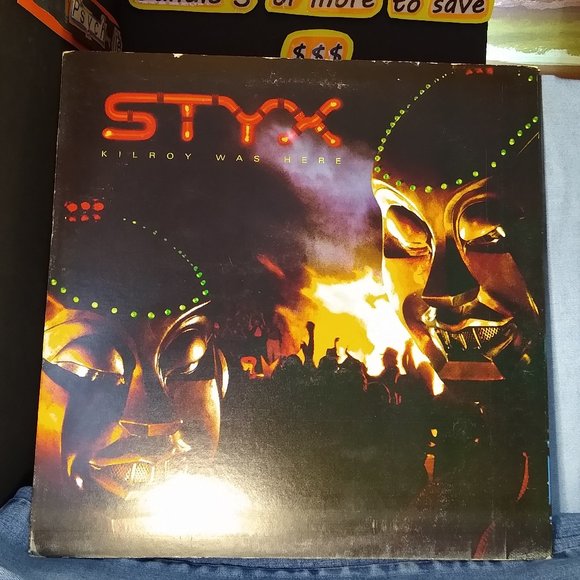 Styx Kilroy Was Here 1983 Unipak Vinyl Record MINTY - Picture 1 of 5